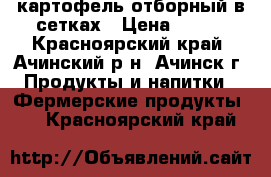 картофель отборный в сетках › Цена ­ 100 - Красноярский край, Ачинский р-н, Ачинск г. Продукты и напитки » Фермерские продукты   . Красноярский край